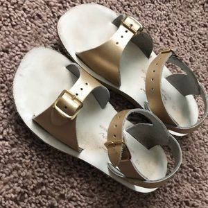 Gold Sun San Sandals
